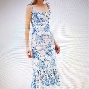 Chicwish Rose Print Dress, Size Small-Like NEW